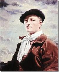 Portrait of Arthur Royce Bradbury: Self-portrait